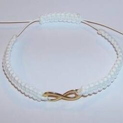 Bratara Feng Shui reglabila, cu cifra 8 placata - unisex