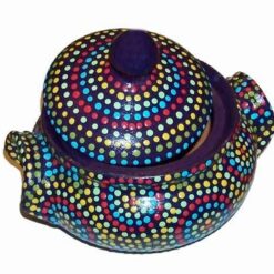 Vasul Bogatiei din ceramica, pictat manual