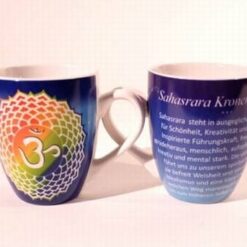 Cana de ceai si cafea din portelan - Sahasrara Chakra