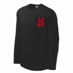 Tricou Feng Shui barbatesc cu Simbolul Dublei Fericiri - M