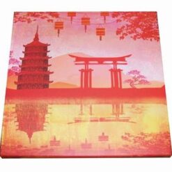 Tablou Feng Shui pe canvas cu pagoda celor 6 nivele