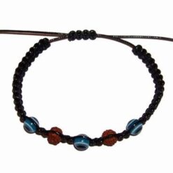 Bratara unisex cu Rudraksha si Ochiul lui Horus
