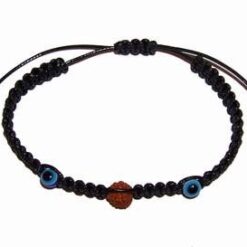 Bratara unisex cu Rudraksha si Ochiul lui Horus