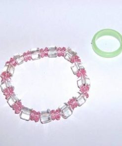 Set Feng Shui cu cristale de cuart roz industrial -Sagetator