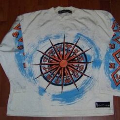 Tricou alb cu maneca lunga si imprimeu - 12 zodii