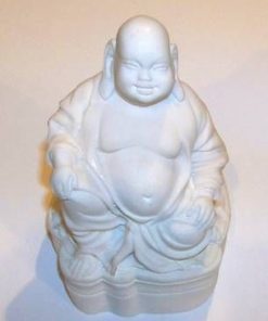 Statuia lui Buddha razand din alabastru