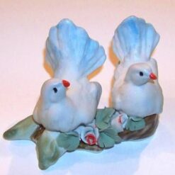 Pasarile fericirii din ceramica, pictate manual