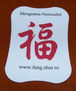 Magnet Feng Shui cu ideograma Norocului