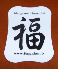 Magnet Feng Shui cu ideograma Norocului
