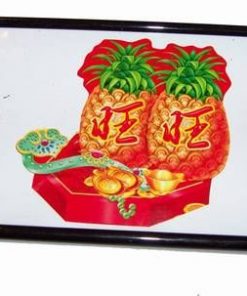 Tablou Feng Shui cu Ru Yi, pepite si ananas