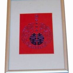 Tablou Feng Shui cu simbolul Dublei Fericiri