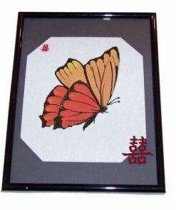 Tablou Feng Shui cu Fluturele Armoniei in cuplu