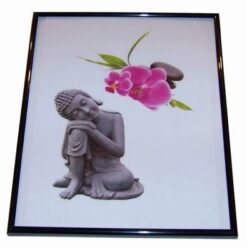 Tablou cu Buddha al medicinei si orhidee