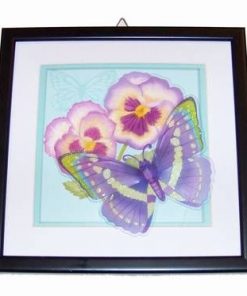 Tablou 3D Feng Shui cu Fluturele armoniei