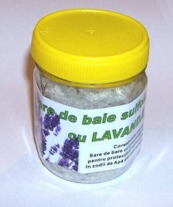 Sare de baie sulfiodurata cu lavanda