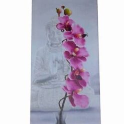 Tablou cu Buddha al Medicinei si floare de orhidee