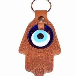 Breloc cu Palma lui Fatima si Ochiul lui Horus HAMSA