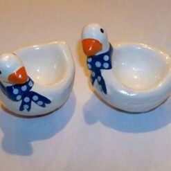 Pereche de rate mandarine din ceramica - remediu de dragoste