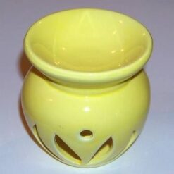 Vas pentru aromaterapie din ceramica - galben