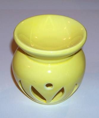 Vas pentru aromaterapie din ceramica - galben