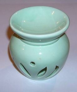 Vas pentru aromaterapie din ceramica - verde