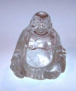 Statuia la Buddha din cristal de stanca