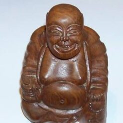 Buddha al sanatatii cu Wu Lou, din lemn