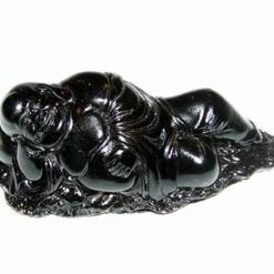 Buddha cel vesel pe sacul bogatiei