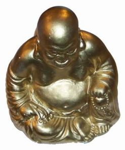 Buddha auriu cu sacul abundentei - mare