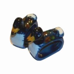 Cuplu de rate mandarine din ceramica