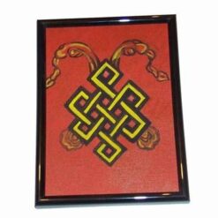 Tablou Feng Shui pictat manual - nodul mistic tibetan