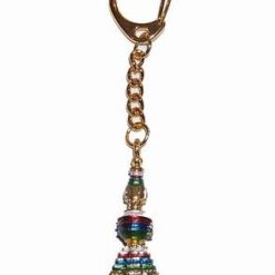 Breloc din metal cu stupa lui Buddha al Medicinei