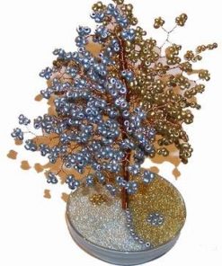 Copacel Yin-Yang - auriu cu argintiu