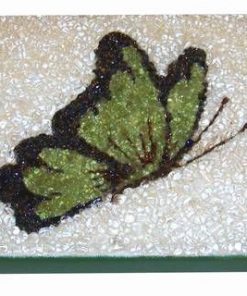 Tablou pe rama din lemn, din cristale - Fluturele eliberarii