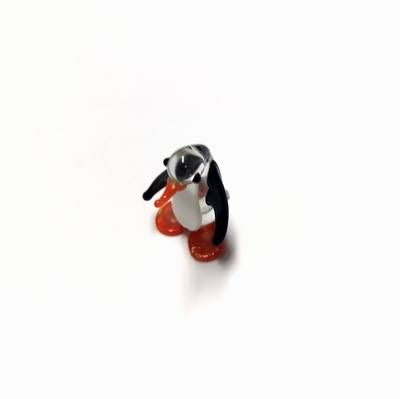 Ministatueta din sticla lucrata manual - Pinguin