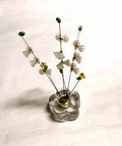 Set decorativ - copcel Feng Shui cu cristale de opal