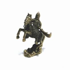 Generalul Kwan Kung cu sabie, pe cal - ministatueta