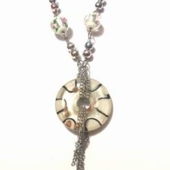 Colier cu cristale tip Murano