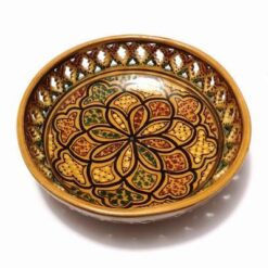 Farfurie decorativa din ceramica, pictat manual