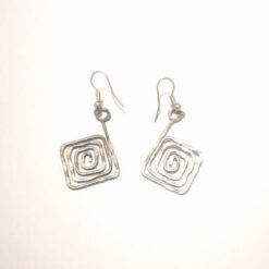 Cercei din metal nobil - Spirala Reiki