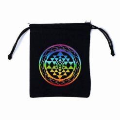 Saculet din bumbac cu Sri Yantra