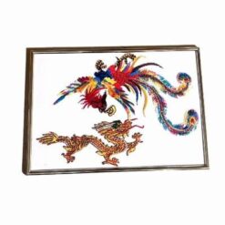 Tablou cu Pasarea Phoenix si Dragon