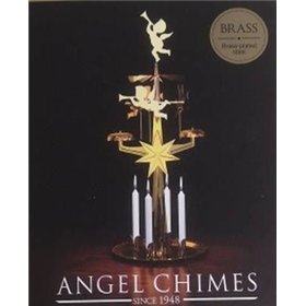 Ansamblu cu ingeras - metal placat cu alama