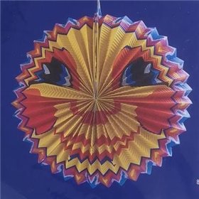 Lampion din hartie/carton cu doua lumanari - Soare Lampion din hartie/carton cu doua lumanari - Soare