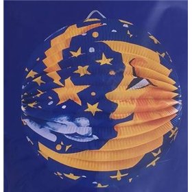 Lampion din hartie/carton cu doua lumanari - Luna Lampion din hartie/carton cu doua lumanari - Luna