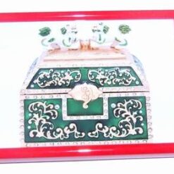 Cufarul comorilor - verde - tablou