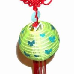 Minilampadar Feng Shui cu Nod Mistic si moneda - verde