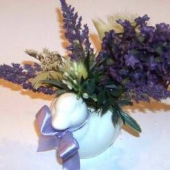 Aranjament floral cu rata mandarina