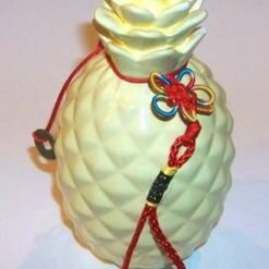 Ananas din ceramica cu Nod mistic si monede