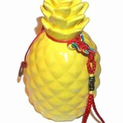 Ananas din ceramica cu Nod mistic si monede